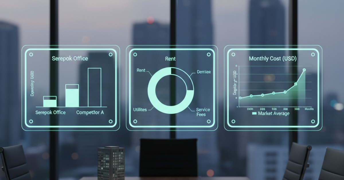 So sánh chi phí thuê văn phòng 70m2 tại Serepok Office