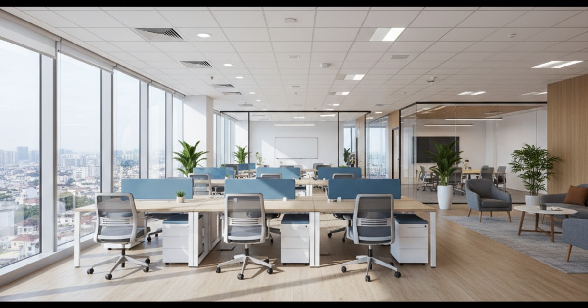 Ưu điểm của việc cho thuê văn phòng 80m2 tại Serepok Office