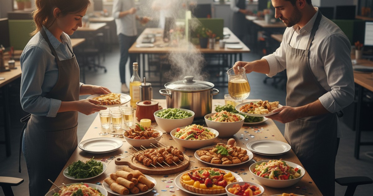 Bí Quyết Chuẩn Bị Các Món Ăn Liên Hoan Tại Văn Phòng Nhanh Chóng