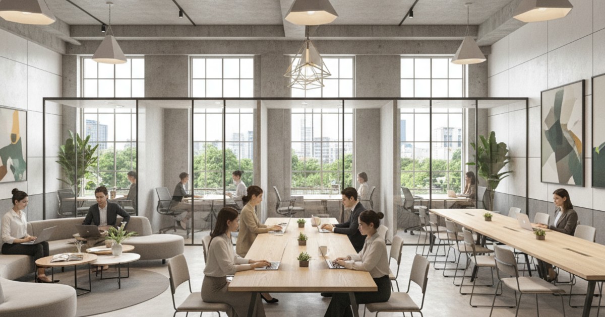 Các loại hình văn phòng cho thuê Vạn Phúc City phổ biến