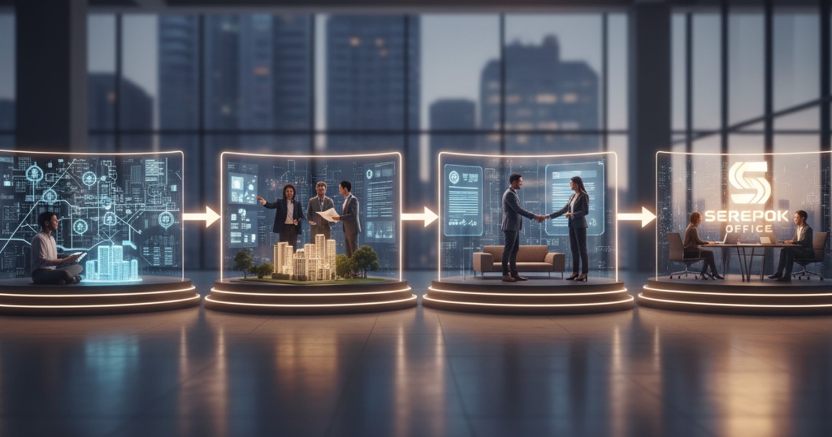 Quy trình tìm và thuê văn phòng cùng Serepok Office