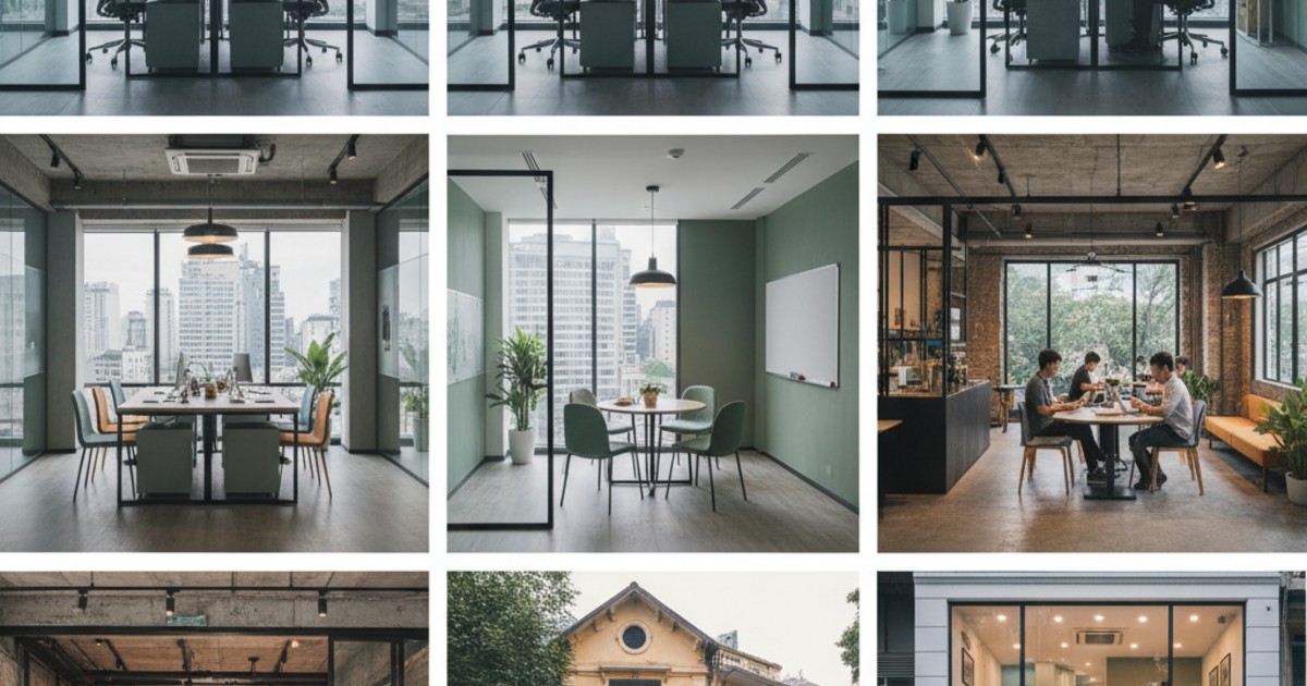 Các loại hình văn phòng cho thuê phổ biến tại Hoàng Văn Thái