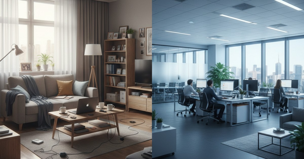 Lợi ích khi chọn văn phòng chuyên nghiệp thay vì thuê nhà riêng làm văn phòng