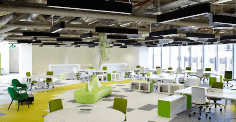 phong cách thiết kế văn phòng trẻ trung năng động