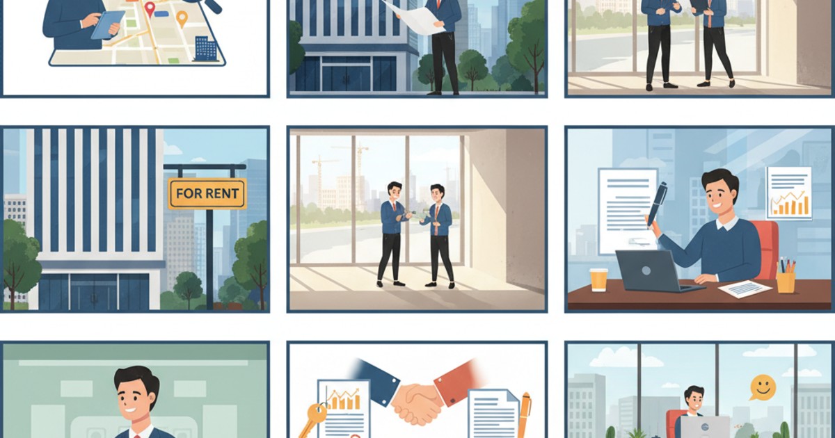 Quy trình tìm kiếm và thuê văn phòng đường Tôn Thất Thuyết hiệu quả