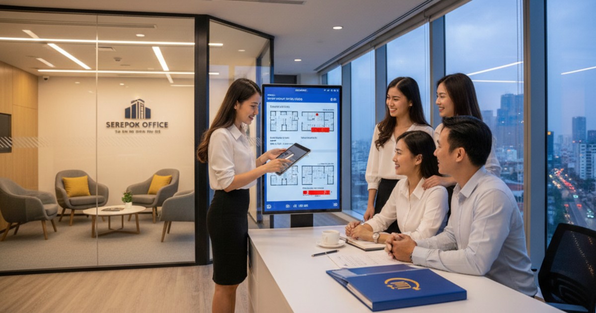 Quy Trình Thuê Văn Phòng Đường Trần Bình Đơn Giản Tại Serepok Office