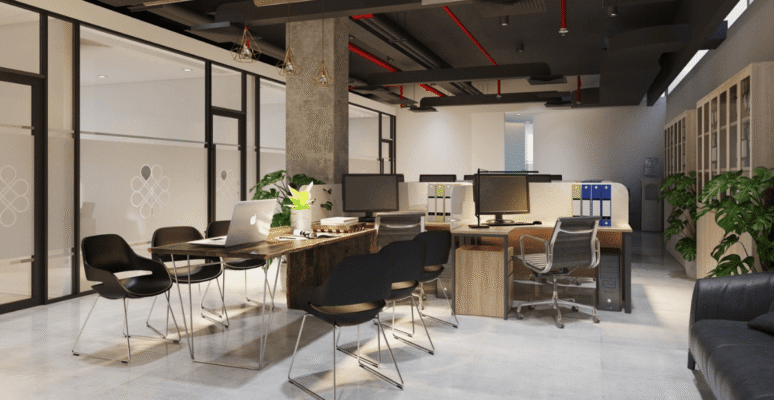 văn phòng phong cách tối giản