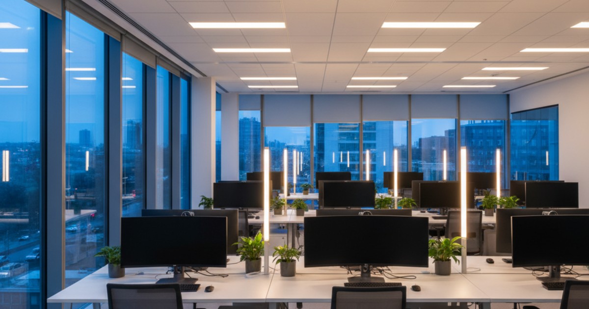 Yếu Tố Ảnh Hưởng Đến Độ Rọi Văn Phòng