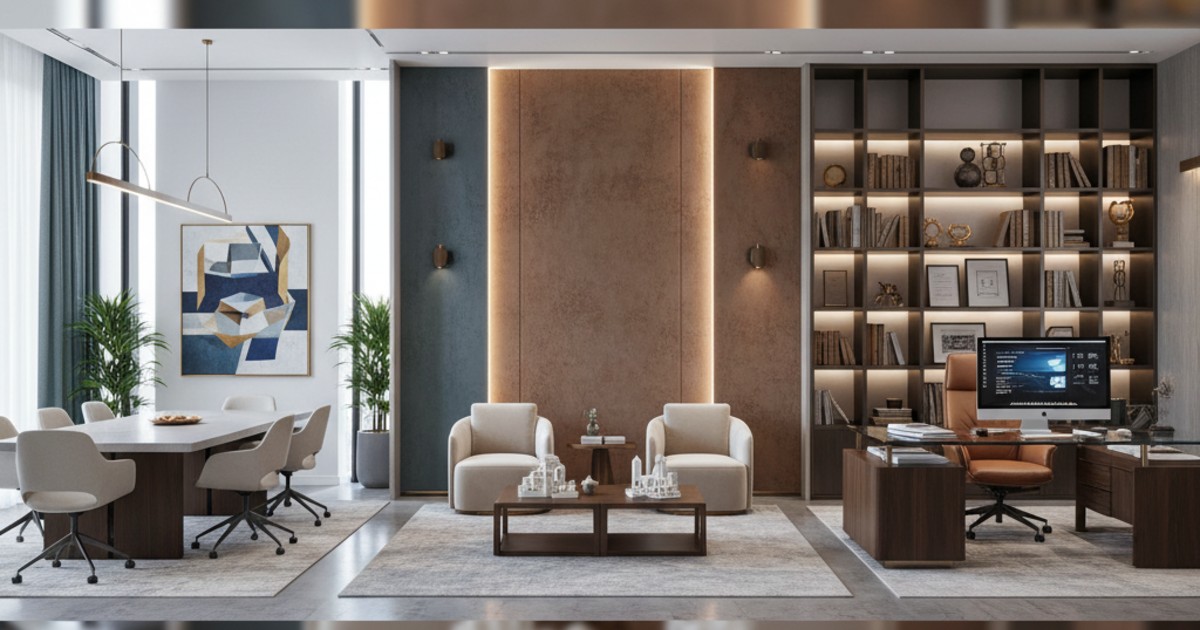 Những nguyên tắc vàng khi decor văn phòng bất động sản