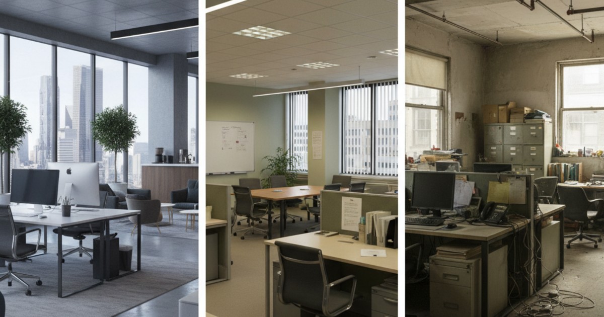 Các loại tiêu chuẩn văn phòng cho thuê phổ biến Hạng A, B, C