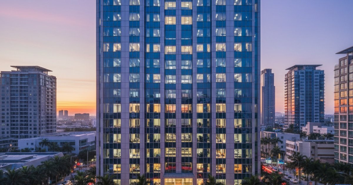 toà nhà văn phòng 9 tầng