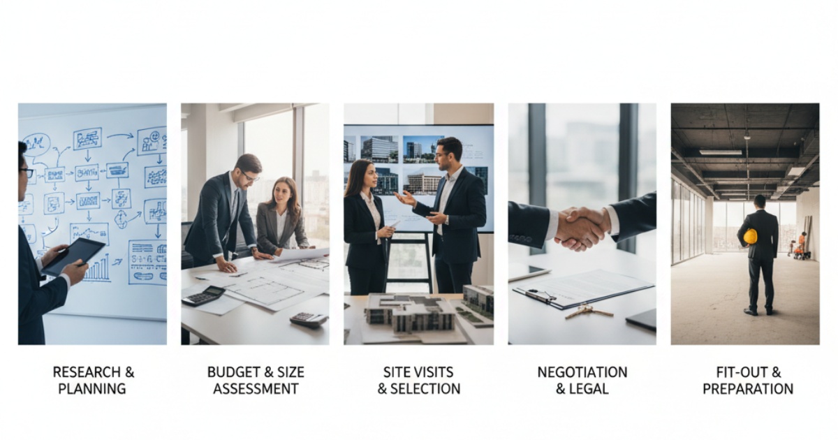 Các bước chuẩn bị trước khi thuê văn phòng 200m2