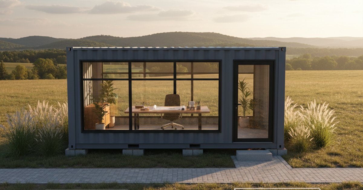 Các lưu ý quan trọng khi chọn kích thước container văn phòng