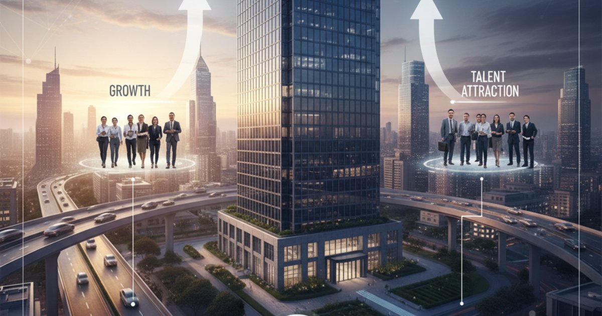 Lợi ích của việc chọn đúng địa điểm thuê văn phòng công ty