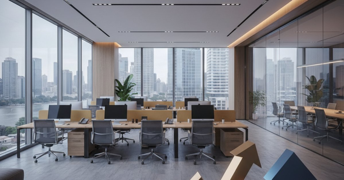 Lợi ích của việc lựa chọn diện tích cho thuê văn phòng 200m2