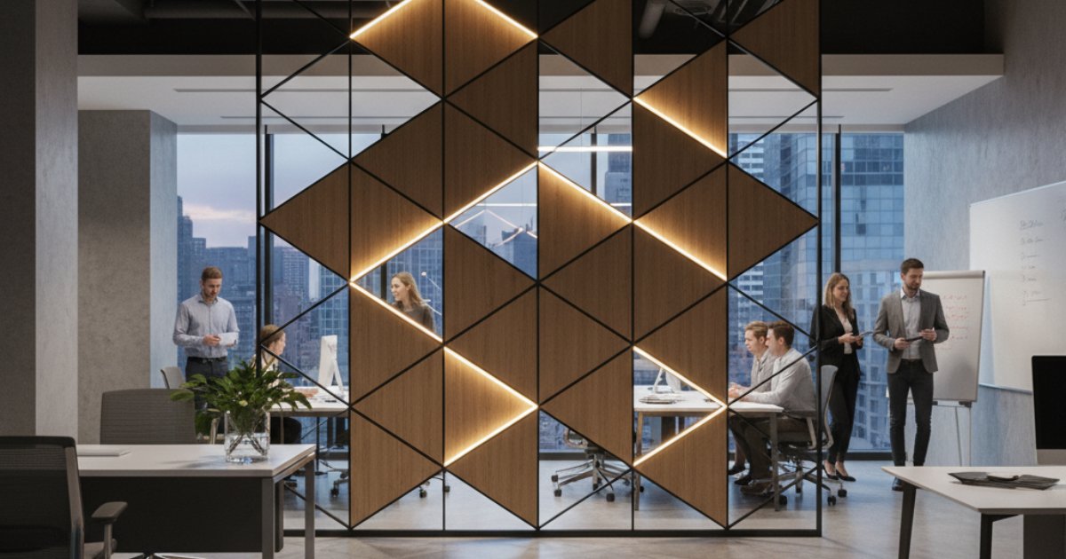 Lợi ích thiết thực khi sử dụng vách trang trí văn phòng