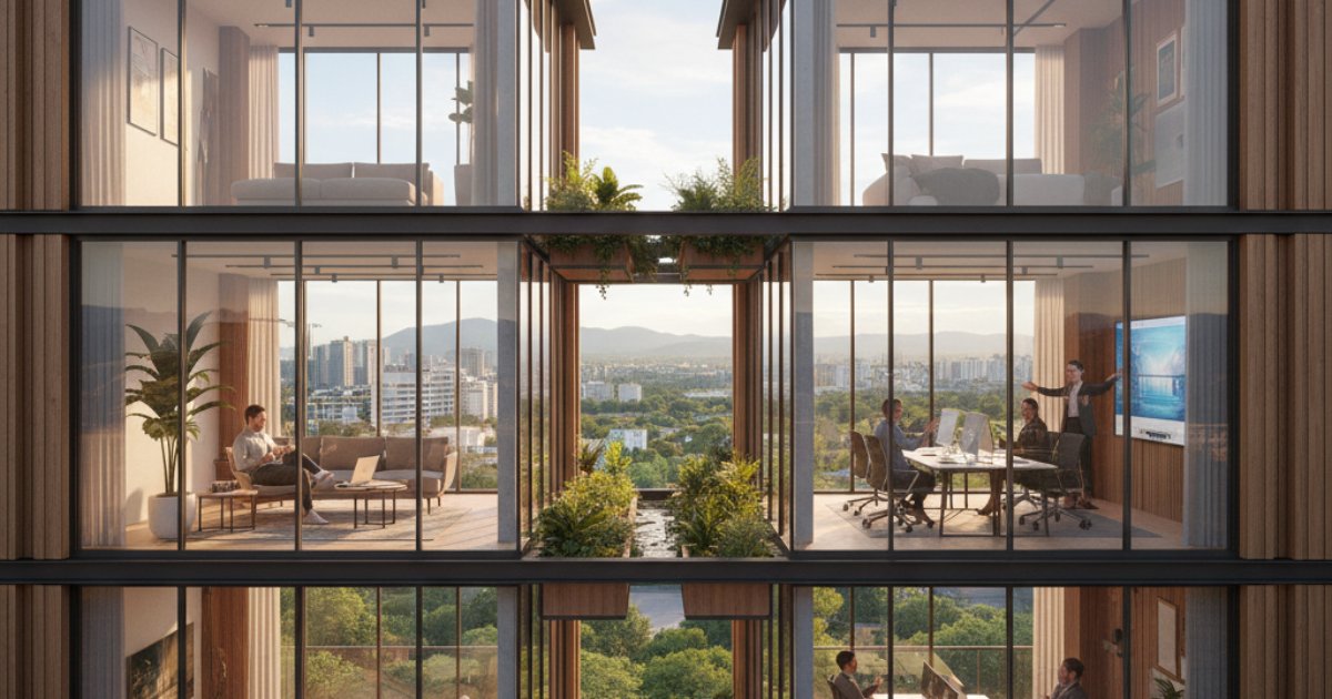 Lợi ích vượt trội của mô hình nhà ở kết hợp văn phòng