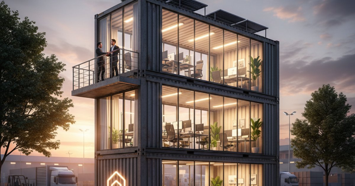 Lợi ích vượt trội khi sử dụng container văn phòng trong kinh doanh