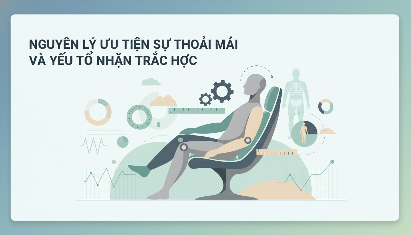 Nguyên lý ưu tiên sự thoải mái và yếu tố nhân trắc học