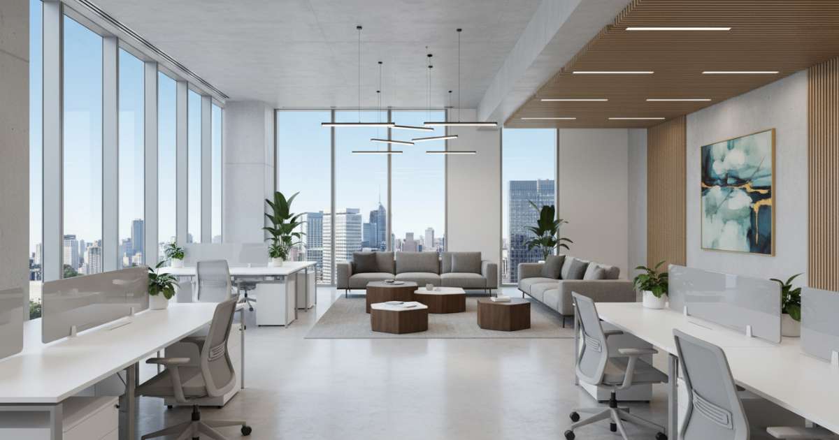 phong cách thiết kế văn phòng hiện đại