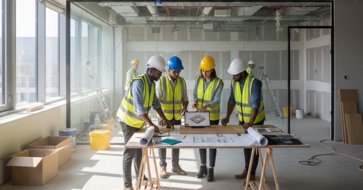 Quy trình hạch toán chi phí thi công nội thất văn phòng chi tiết