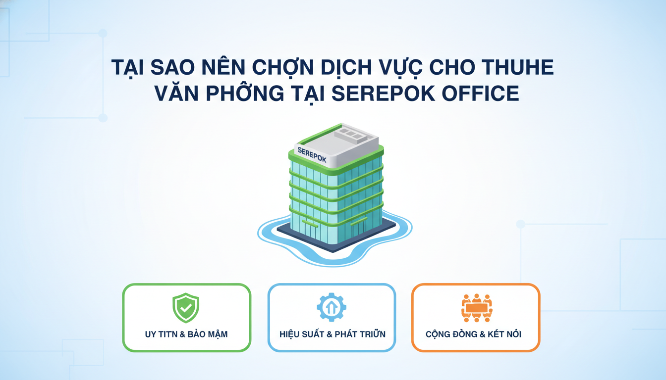 Tại sao nên chọn dịch vụ cho thuê văn phòng tại Serepok Office