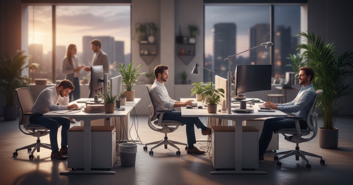 Tầm quan trọng của thiết bị nội thất văn phòng đối với hiệu suất làm việc