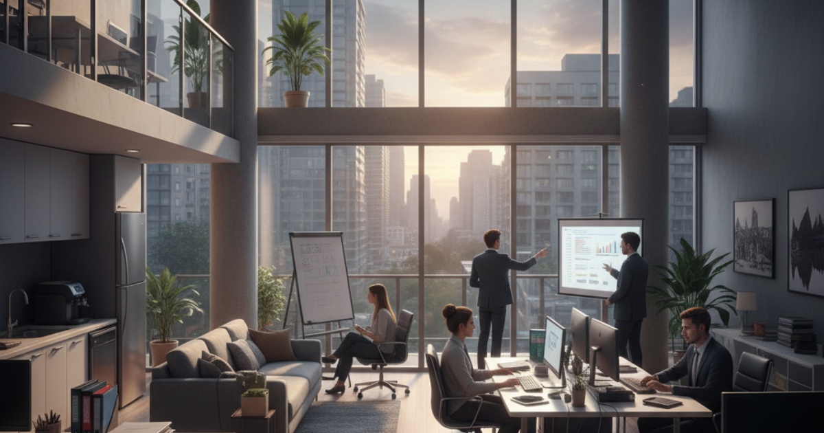 Thực trạng việc thuê chung cư làm văn phòng hiện nay