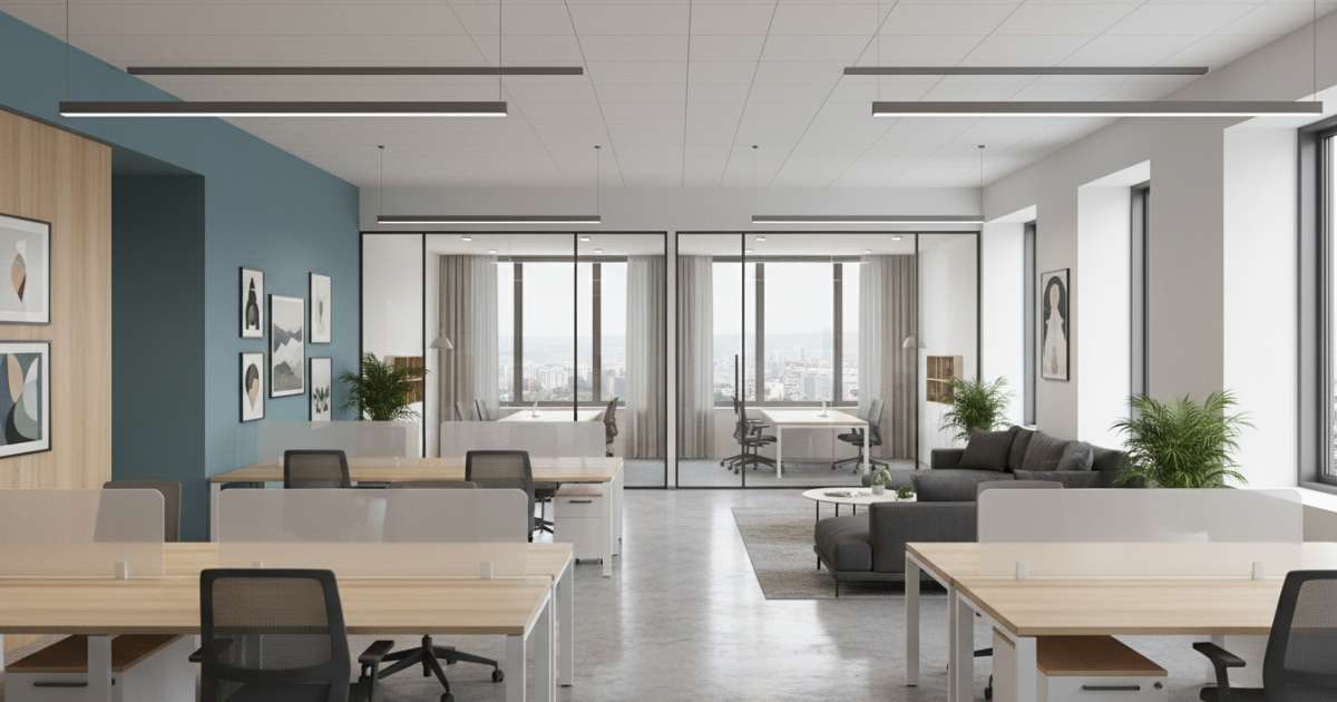 Các phong cách thiết kế văn phòng 90m2 phổ biến hiện nay