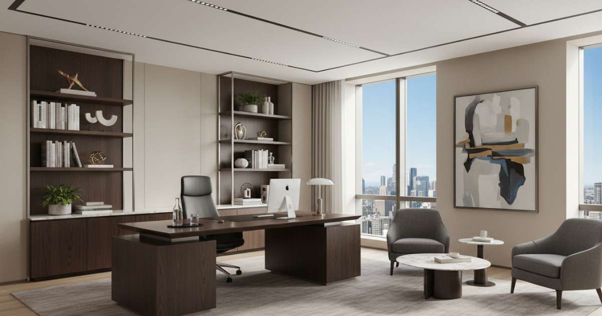 Các yếu tố cơ bản trong thiết kế văn phòng giám đốc hiện đại