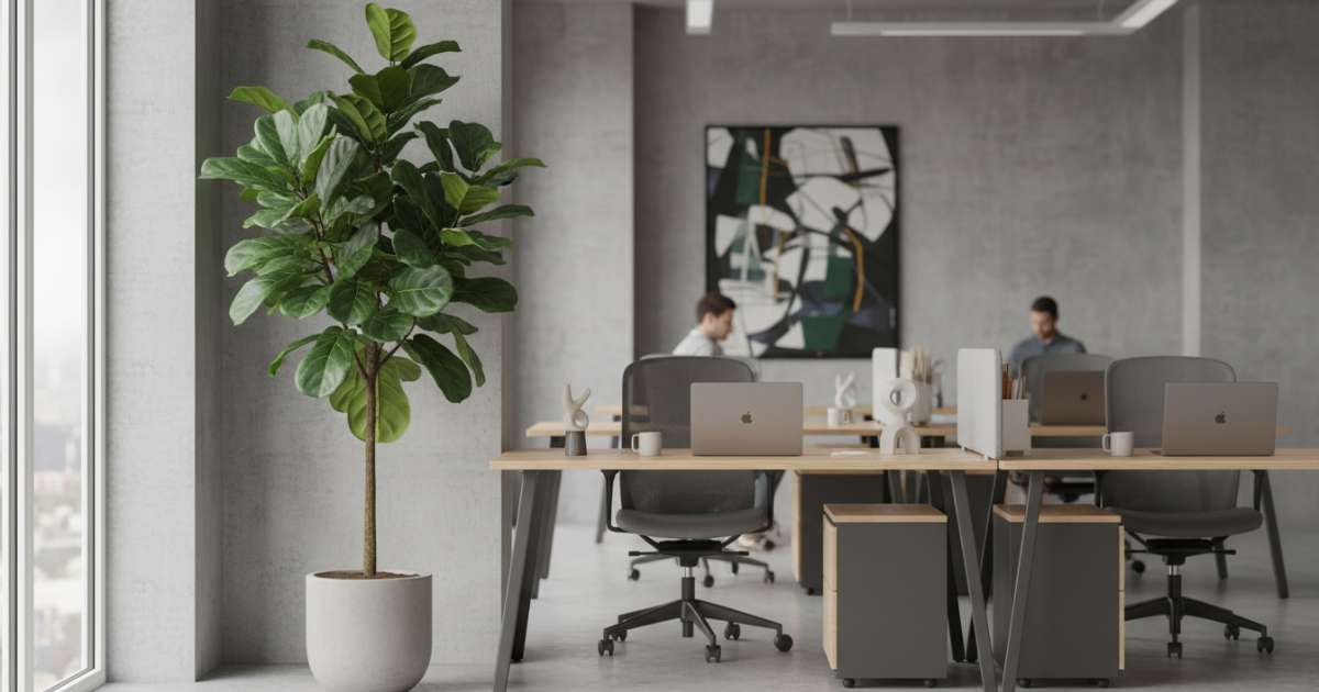 cây giả văn phòng
