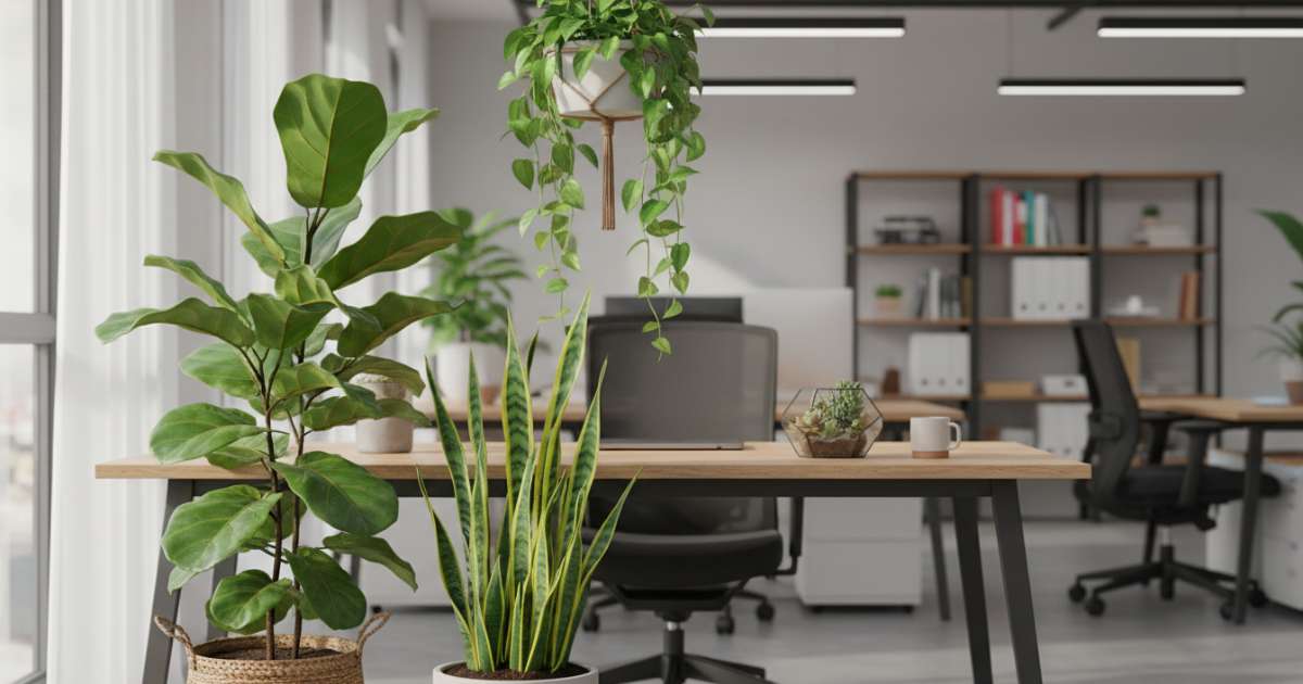 cây trang trí văn phòng