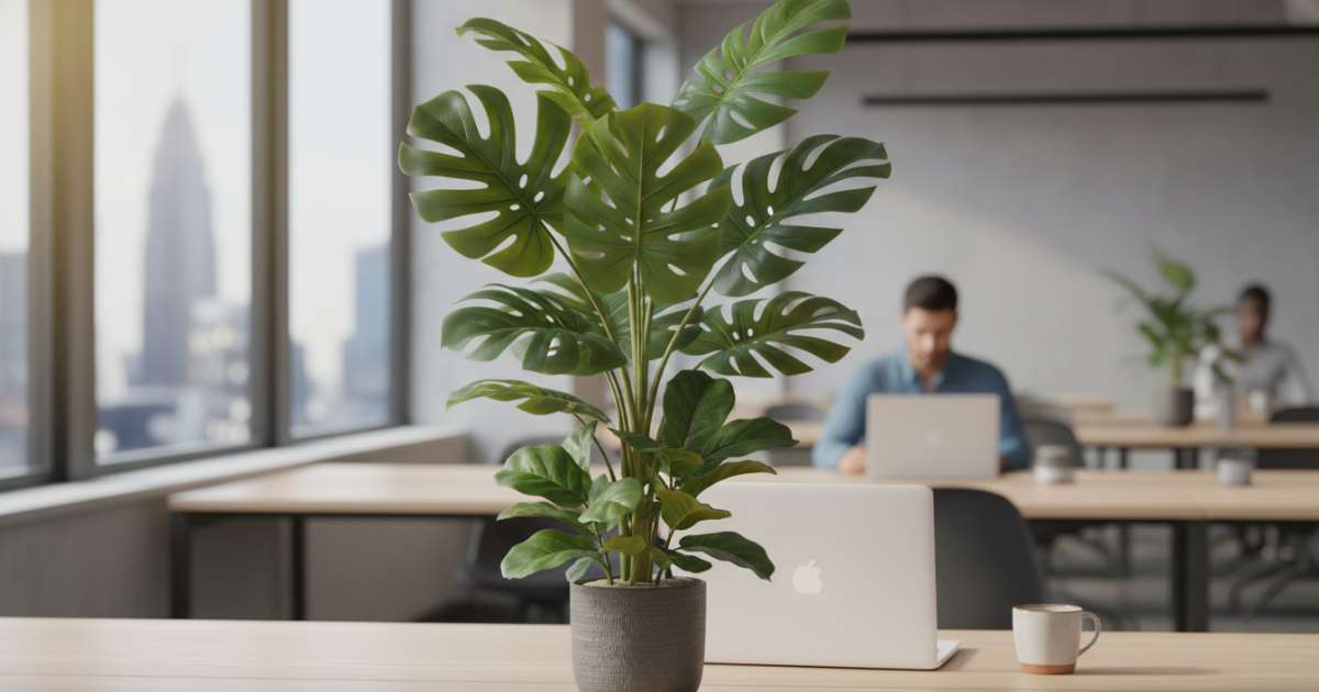 Những ưu điểm vượt trội khi sử dụng cây giả văn phòng