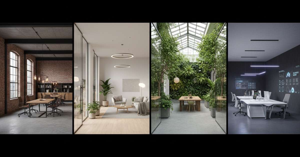 Phong cách thiết kế văn phòng hiện đại tối ưu công năng sử dụng