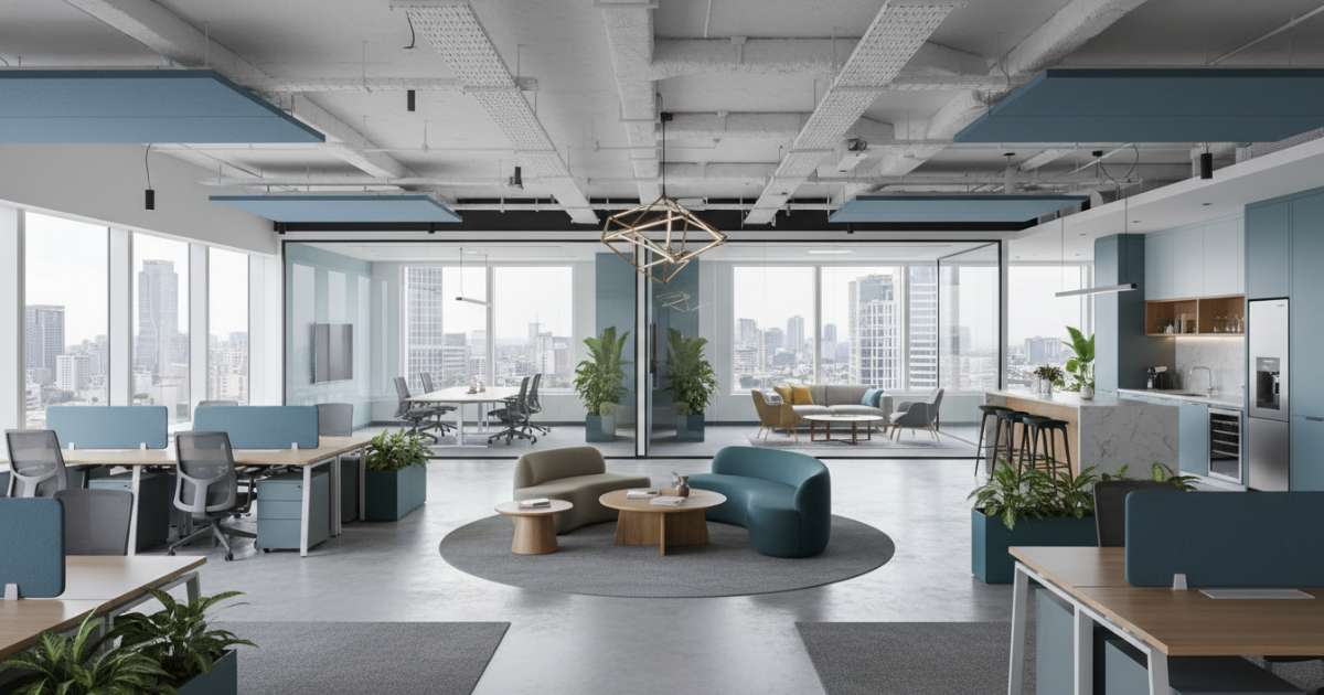 thiết kế văn phòng 200m2