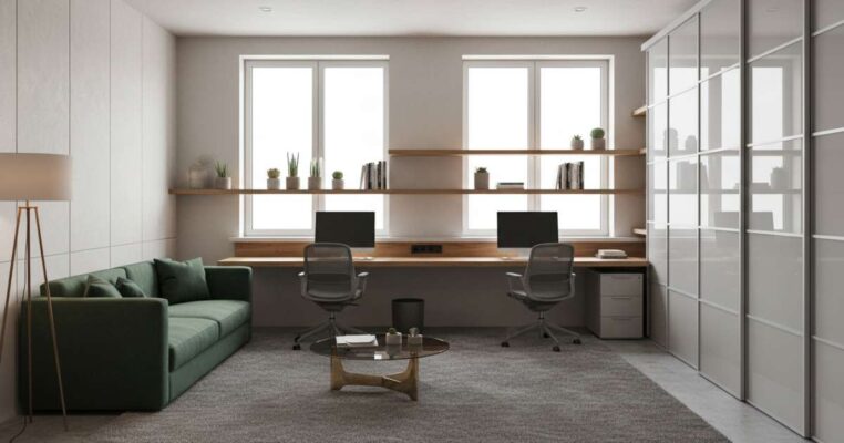 thiết kế văn phòng 25m2