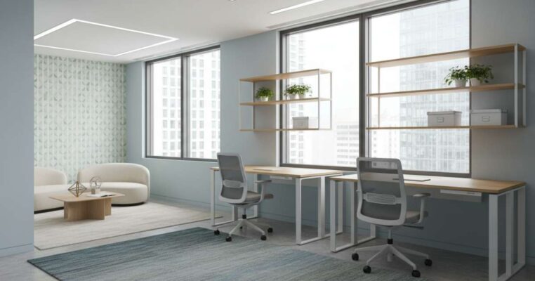 thiết kế văn phòng 40m2