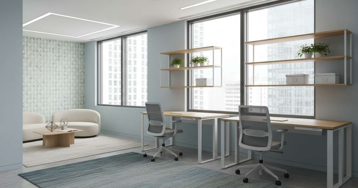 thiết kế văn phòng 40m2