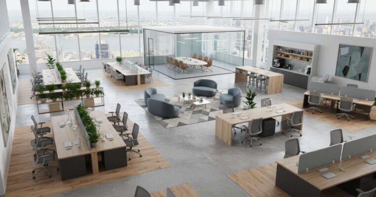 thiết kế văn phòng 600m2