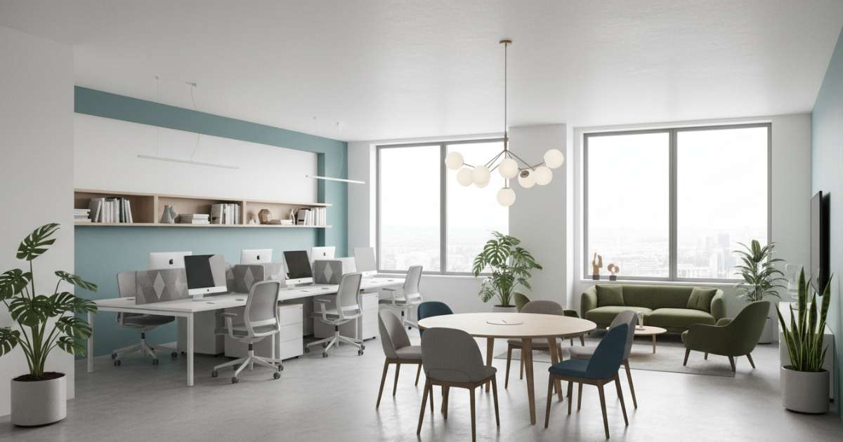 thiết kế văn phòng 80m2